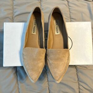 Steven Madden Feather Sued Flats
